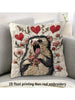 18"X18" Pillow Case, Startled Opossum Funny Expression, Room Decor (No Embroidery, No Pillow Insert), Everyday Home Decor Pillowcase, Easter Home Decoration
